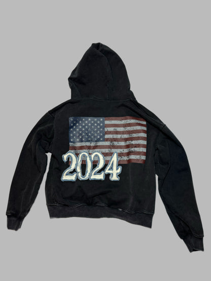 2024 USA ZIP PATCH HOODIE